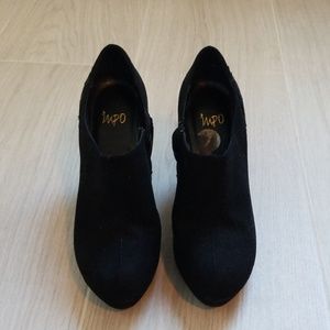 IMPO Black Ankle Boots